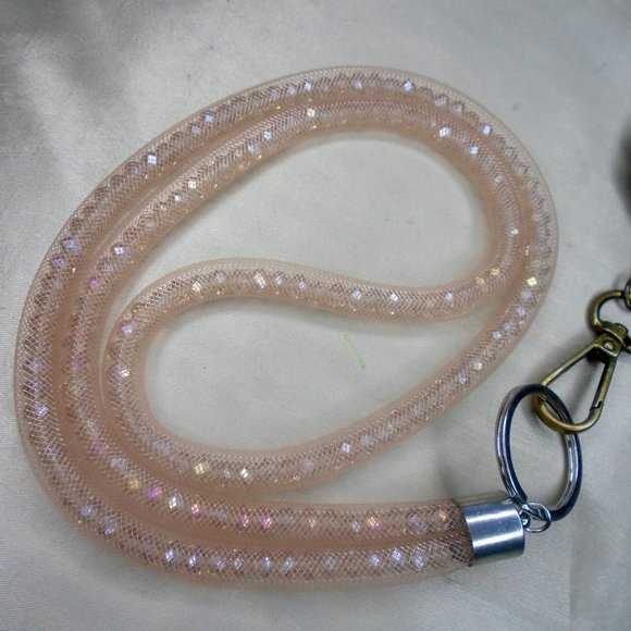 Fancy Lanyard Wallet Mona B ID Holder, Sparkly Chain, MOST UNIQUE! - Picture 4 of 9